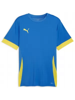 Tricou pentru bărbați PUMA TEAMGOAL MATCHDAY JERSEY 705747-16 E.BLU.LIMONADA/FASTER YELLOW