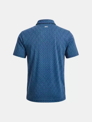 Tricou pentru bărbați UNDER ARMOUR UA T2G PRINTED POLO 6012304-413 ALBASTRU