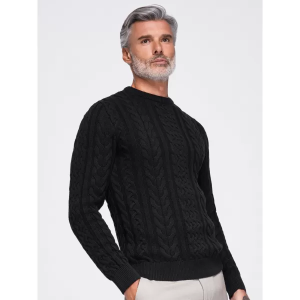  Pulover pentru bărbați OMBRE OM-SWSW-0191 NEGRU 