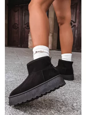 Oameni de zăpadă pentru femei BIG STAR SHOES UU274222 NEGRU