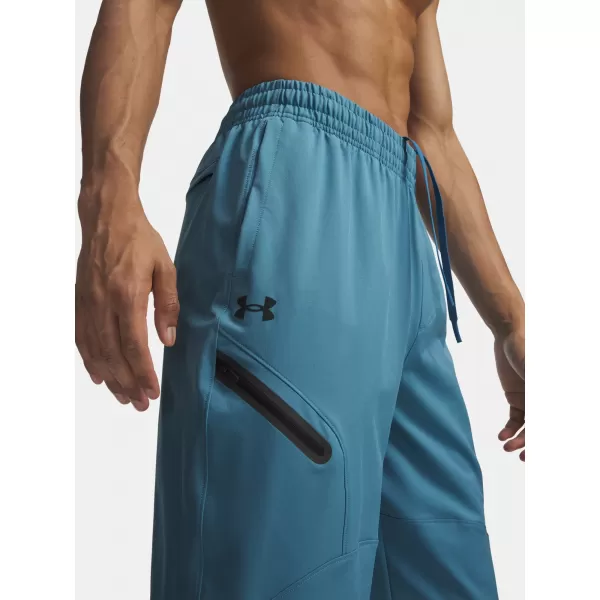  Pantaloni de trening pentru bărbați UNDER ARMOUR UNSTOPPABLE WOVEN JOGGER 1388823-466 ALBASTRU 
