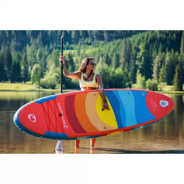  Placă cu vâsle SPINERA Sunset 106 PORTOCALE 