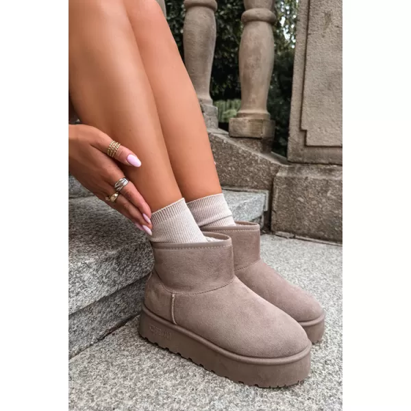  Oameni de zăpadă pentru femei BIG STAR SHOES UU274224 BEJ 