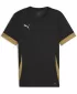 Cămașă sport pentru bărbați PUMA TEAMGOAL MATCHDAY JERSEY 70574728 PUMA NEGRU/PUMA AURIU/AURIU MAT