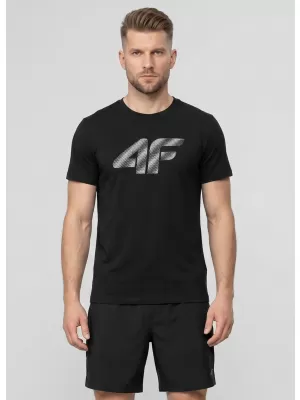 Tricou pentru bărbați 4F WMM00TTSHM3342 NEGRU ADÂNC