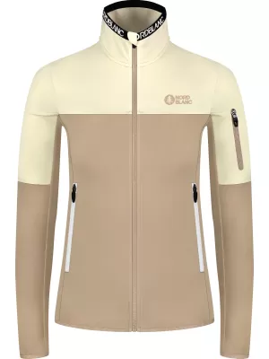 Hanorac pentru femei powerfleece NORDBLANC IDOL NBSFL8337 BEJ