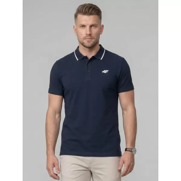  Tricou pentru bărbați cu guler 4F WMM00TPTSM0773 OBICEIURI 