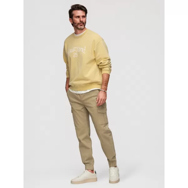  Pantaloni pentru bărbați OMBRE OM-PAJO-0290 KAKI 