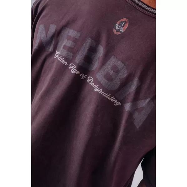  Tricouri pentru bărbați NEBBIA OLYMPIA HEAVYWEIGHT COTTON 941 CLARET 