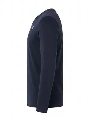 Tricou pentru bărbați OMBRE L172 ALBASTRU MARIN
