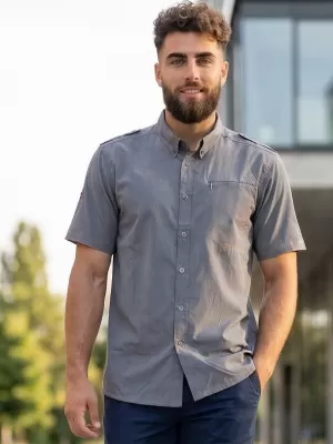 Cămașă pentru bărbați ALPINE PRO PLOS 2 GRI
