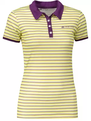 Tricou de damă cu guler ALPINE PRO ULRICO 2 BEJ DESCHIS