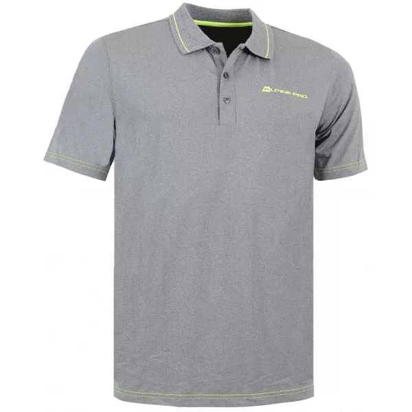  Mens t -thirt cu guler ALPINE PRO ISTAS GRI 