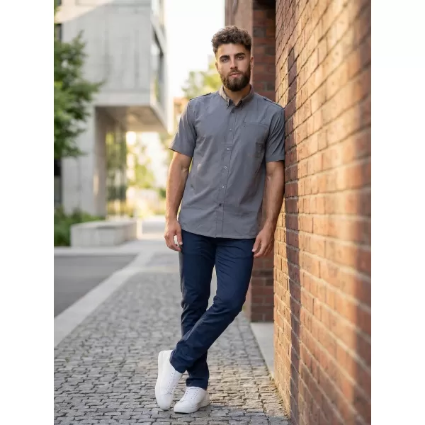  Cămașă pentru bărbați ALPINE PRO PLOS 2 GRI 