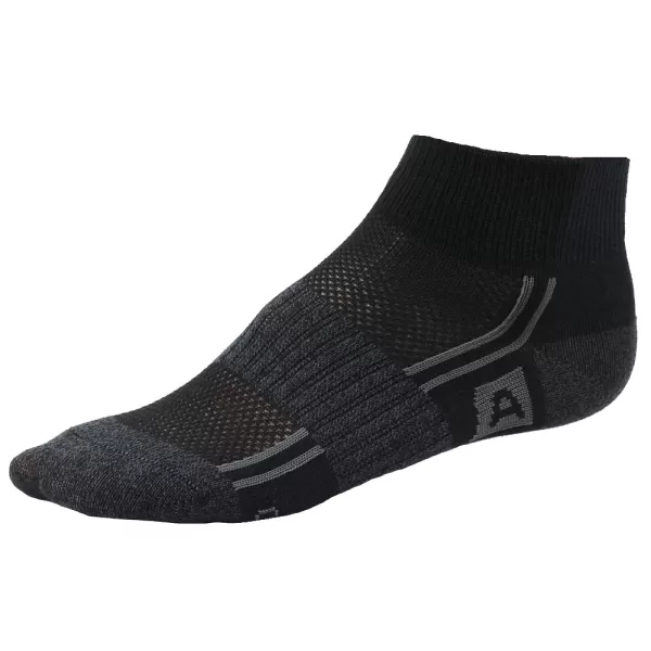  Șosete pentru copii ALPINE PRO 3RUFO NEGRU 