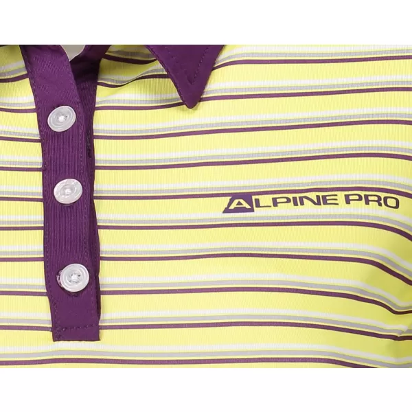  Tricou de damă cu guler ALPINE PRO ULRICO 2 BEJ DESCHIS 