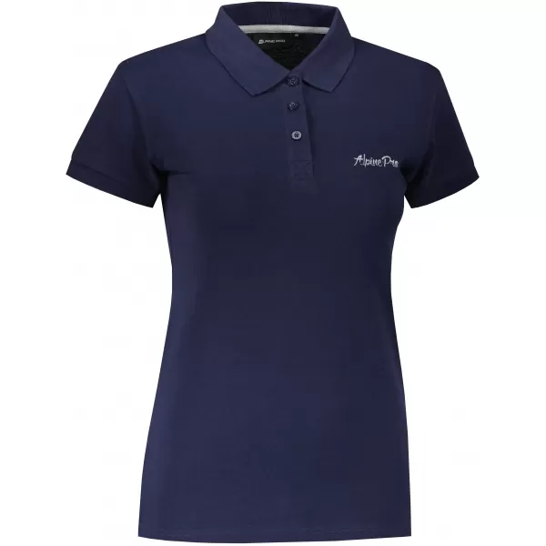  Tricou dama cu maneca scurta ALPINE PRO AKATA ALBASTRU ÎNCHIS 