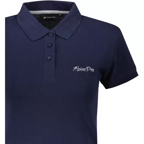  Tricou dama cu maneca scurta ALPINE PRO AKATA ALBASTRU ÎNCHIS 