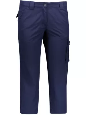 Pantaloni 3/4 pentru femei ALPINE PRO LINNA ALBASTRU ÎNCHIS