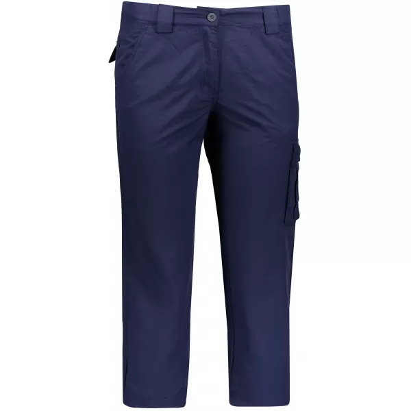  Pantaloni 3/4 pentru femei ALPINE PRO LINNA ALBASTRU ÎNCHIS 