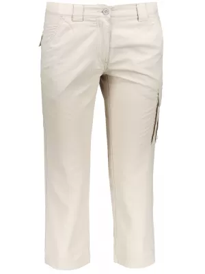 Pantaloni 3/4 pentru femei ALPINE PRO LINNA BEJ