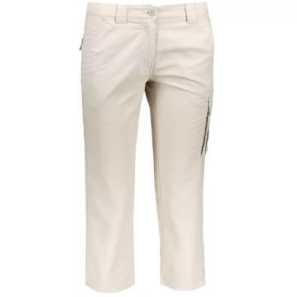  Pantaloni 3/4 pentru femei ALPINE PRO LINNA BEJ 