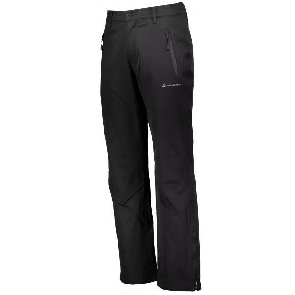  Pantaloni softshell pentru bărbați ALPINE PRO OLWEN NEGRU 