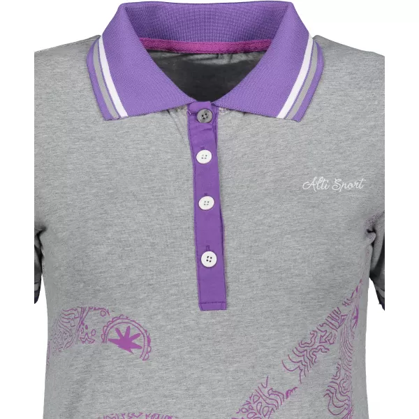  Tricou de damă cu guler ALTISPORT ARMANA EVIDENȚIEREA PĂRULUI 