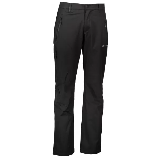  Pantaloni softshell pentru bărbați ALPINE PRO OLWEN NEGRU 