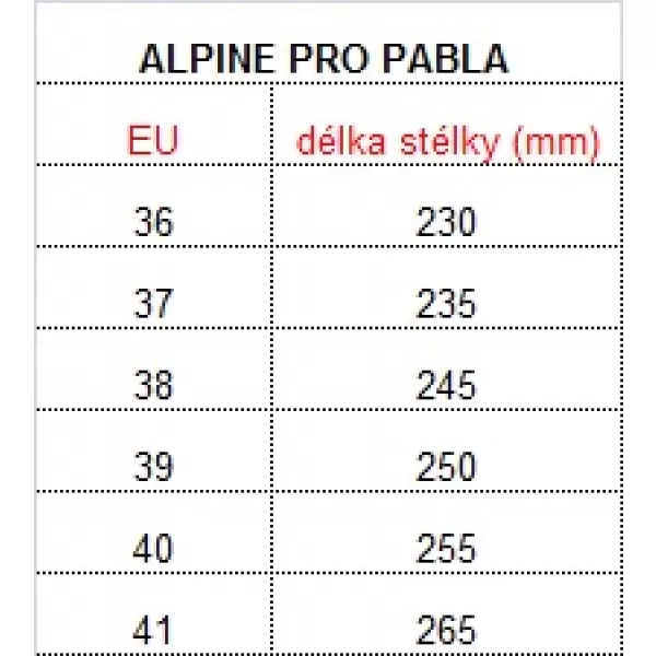  Botine de dama ALPINE PRO PABLA MARO DESCHIS 