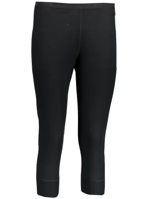 Pantaloni termici 3/4 de damă SENSOR Double face NEGRU