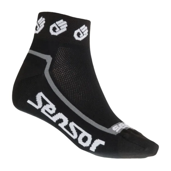  Șosete de ciclism SENSOR RACE LITE SMALL HANDS NEAGRĂ 