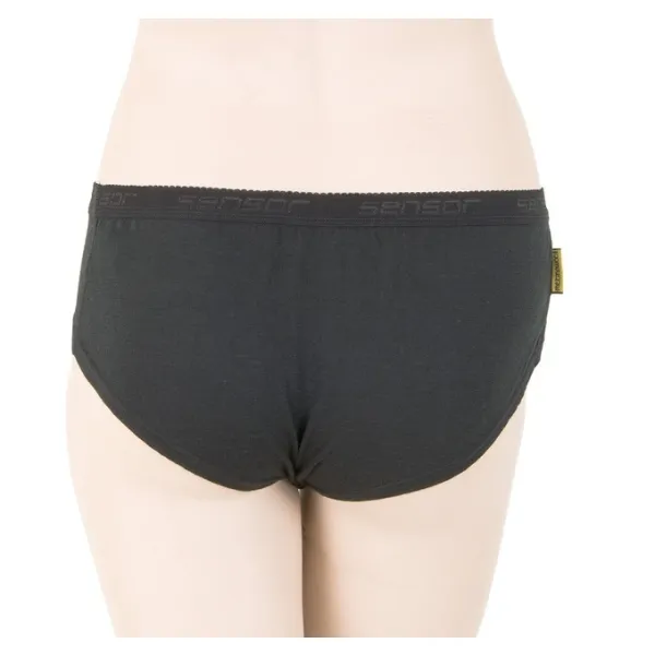  Lenjerie termică de damă SENSOR MERINO ACTIVE NEAGRĂ 