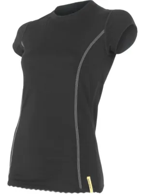 Tricou termic de damă SENSOR MERINO ACTIVE 11109026 NEAGRĂ
