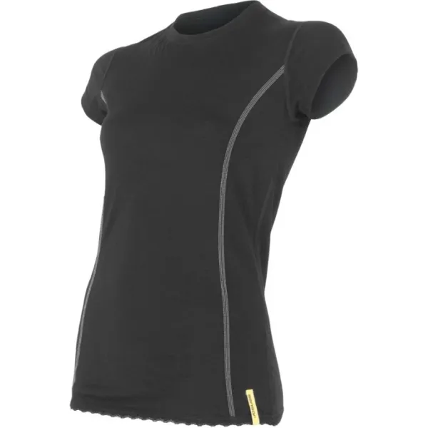  Tricou termic de damă SENSOR MERINO ACTIVE 11109026 NEAGRĂ 