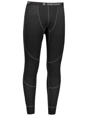 Pantaloni termici pentru bărbați SENSOR Double face spodky NEGRU