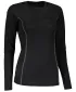 Tricou termic de damă cu mânecă lungă SENSOR MERINO WOOL 11109024 NEAGRĂ
