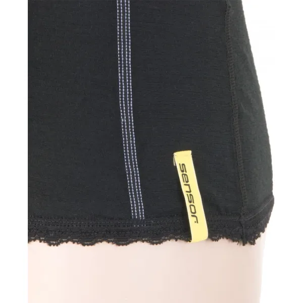  Tricou termic de damă SENSOR MERINO ACTIVE 11109026 NEAGRĂ 