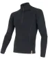 Lenjerie termică pentru bărbați SENSOR Double Face Merino Wool rolák zip NEAGRĂ