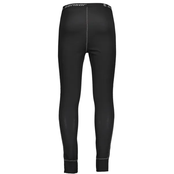  Pantaloni termici pentru bărbați SENSOR Double face spodky NEGRU 