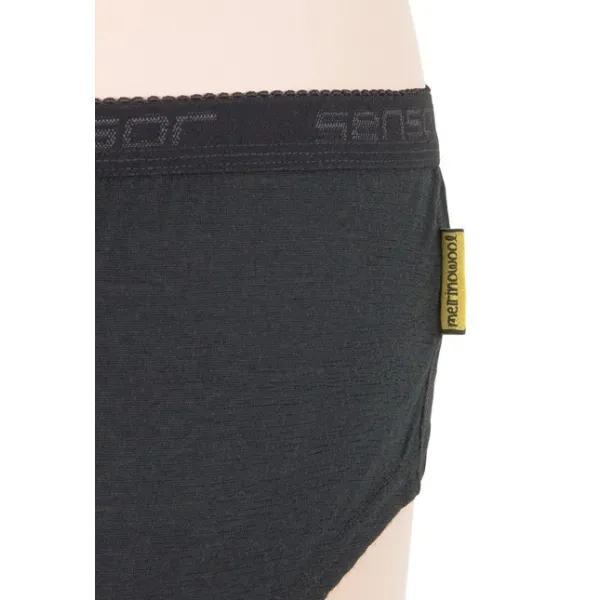  Lenjerie termică de damă SENSOR MERINO ACTIVE NEAGRĂ 