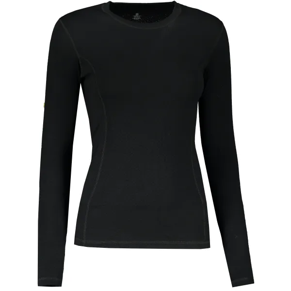  Tricou termic de damă cu mânecă lungă SENSOR DOUBLE FACE MERINO WOOL 15100029 NEGRU 