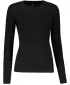 Tricou termic de damă cu mânecă lungă SENSOR DOUBLE FACE MERINO WOOL 15100029 NEGRU