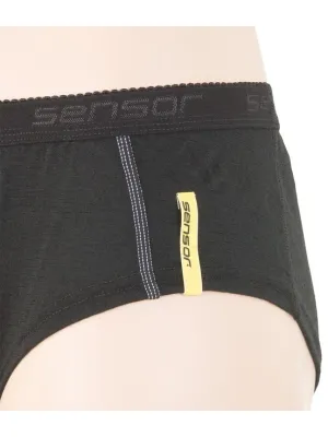 Lenjerie termică de damă SENSOR MERINO ACTIVE NEAGRĂ