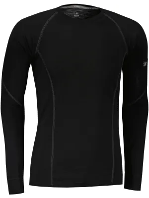 Lenjerie termică pentru bărbați SENSOR MERINO ACTIVE NEAGRĂ