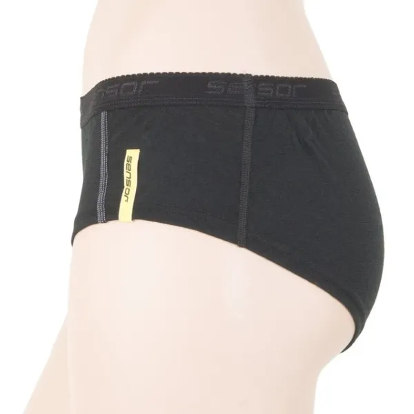  Lenjerie termică de damă SENSOR MERINO ACTIVE NEAGRĂ 