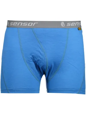 Boxeri bărbătești SENSOR MERINO ACTIVE ALBASTRU