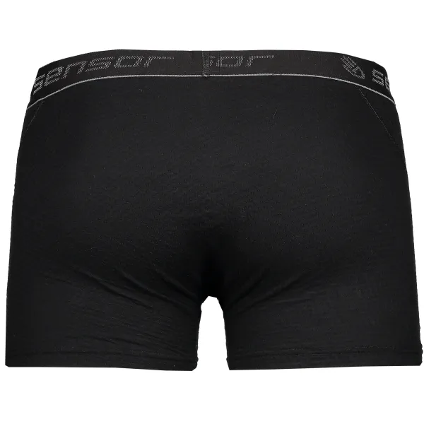  Boxeri bărbătești SENSOR Double Face Merino Wool NEAGRĂ 