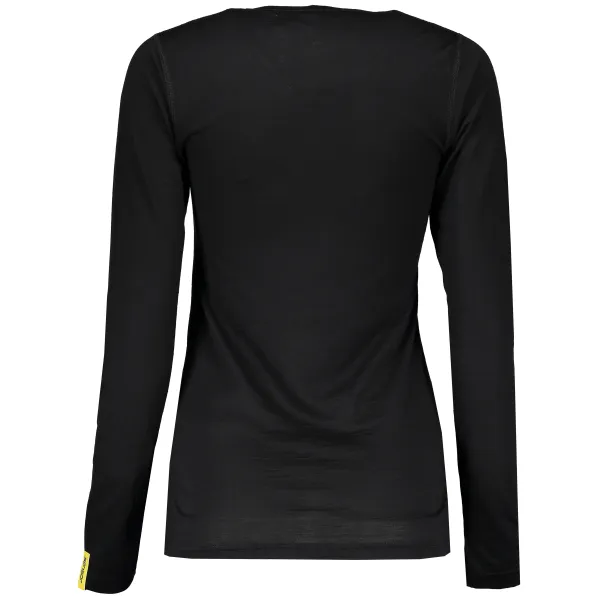  Tricou termic de damă cu mânecă lungă SENSOR MERINO WOOL 11109024 NEAGRĂ 