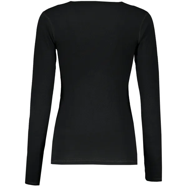  Tricou termic de damă cu mânecă lungă SENSOR DOUBLE FACE MERINO WOOL 15100029 NEGRU 